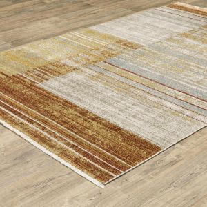 Oriental Weavers Rugs BAUER BAUER 90r Rust/ Gold