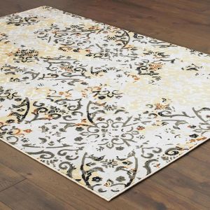 Oriental Weavers Rugs BOWEN BOWEN 108w Grey/ Gold