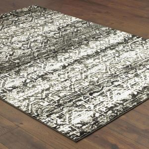 Oriental Weavers Rugs BOWEN BOWEN 42h Grey/ Ivory