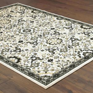 Oriental Weavers Rugs BOWEN BOWEN 73j Ivory/ Navy
