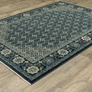 Oriental Weavers Rugs CAPELLA CAPEL cap03 Blue/ Ivory