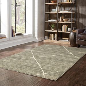 Oriental Weavers Rugs CARSON CARSO 9661a Grey/ Ivory