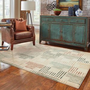 Oriental Weavers Rugs CARSON CARSO 9663a Ivory/ Multi