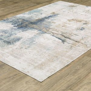 Oriental Weavers Rugs CAVETT CAVET cav03 Ivory/ Blue