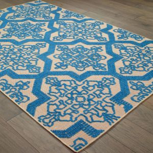 Oriental Weavers Rugs CAYMAN CAY 2541m Sand/ Blue