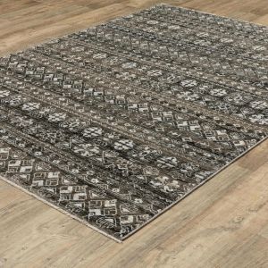 Oriental Weavers Rugs CHAMBERLAIN CHAMB ch07c Black/ Grey
