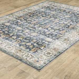Oriental Weavers Rugs CHARLESTON CHARL cha05 Blue/ Gold