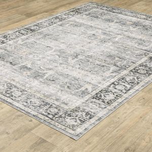 Oriental Weavers Rugs CHARLESTON CHARL cha07 Charcoal/ Grey
