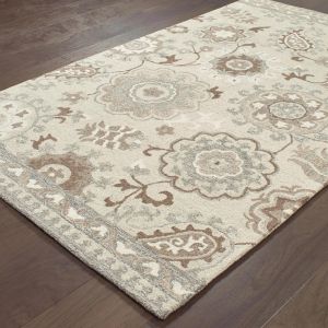 Oriental Weavers Rugs CRAFT CRA 93005 Ivory/ Grey