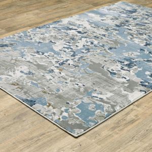 Oriental Weavers Rugs EASTON EASTO 3317e Grey/ Blue