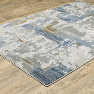 Oriental Weavers Rugs EASTON EASTO 4518x Grey/ Blue