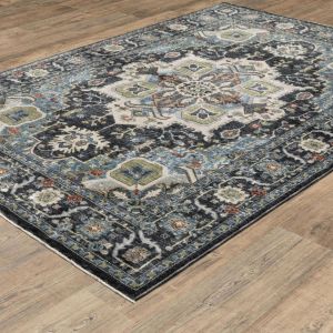 Oriental Weavers Rugs ELIANA ELIAN eli09 Blue/ Blue