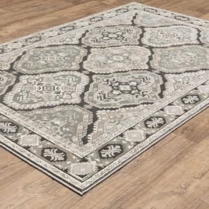 Oriental Weavers Rugs ELLINGTON ELLIN ell04 Grey/ Grey