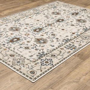Oriental Weavers Rugs ELLINGTON ELLIN ell10 Ivory/ Blue