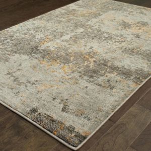 Oriental Weavers Rugs EVOLUTION EVL 8025b Grey/ Gold
