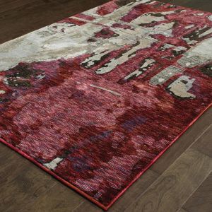 Oriental Weavers Rugs EVOLUTION EVL 8028b Red/ Beige