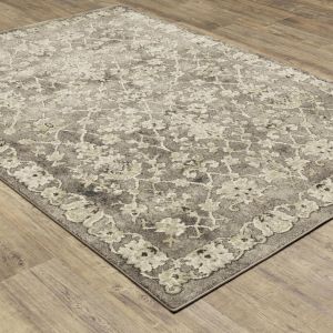 Oriental Weavers Rugs FLORENCE FLORE 1002e Grey/ Beige
