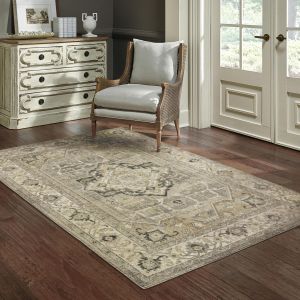 Oriental Weavers Rugs FLORENCE FLORE 1805x Beige/ Grey