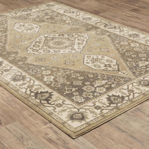 Oriental Weavers Rugs FLORENCE FLORE 661i Beige/ Grey