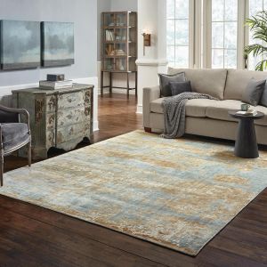 Oriental Weavers Rugs FORMATIONS FORMA 70001 Blue/ Brown