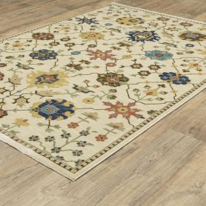 Oriental Weavers Rugs FRANCESCA FRANC fr02m Ivory/ Multi