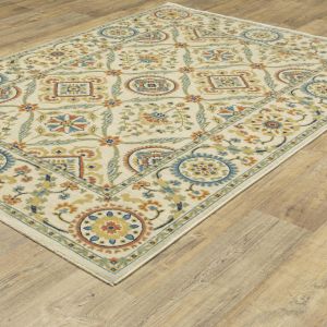 Oriental Weavers Rugs FRANCESCA FRANC fr07a Ivory/ Multi