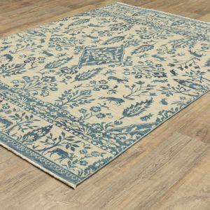 Oriental Weavers Rugs FRANCESCA FRANC fr08h Blue/ Ivory