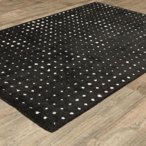 Oriental Weavers Rugs GALILEO GALIL gal04 Black/ Ivory