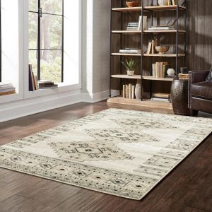 Oriental Weavers Rugs GEORGIA GEORG 643a Ivory/ Grey