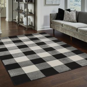 Oriental Weavers Rugs GEORGIA GEORG 678d Black/ Ivory