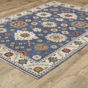 Oriental Weavers Rugs HASTINGS HASTN ha06z Blue/ Ivory