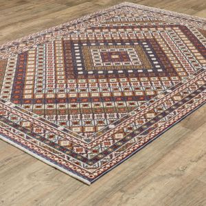 Oriental Weavers Rugs HASTINGS HASTN ha08b Multi/ Multi