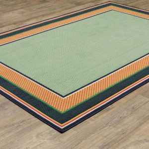 Oriental Weavers Rugs HAVANA HAVAN hav03 Green/ Navy