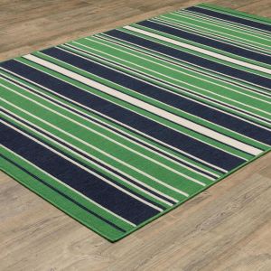 Oriental Weavers Rugs HAVANA HAVAN hav05 Green/ Navy