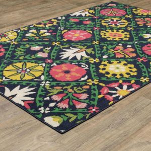 Oriental Weavers Rugs HAVANA HAVAN hav09 Navy/ Multi