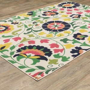 Oriental Weavers Rugs HAVANA HAVAN hav10 Ivory/ Multi