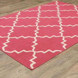 Oriental Weavers Rugs HAVANA HAVAN hav11 Pink/ Ivory