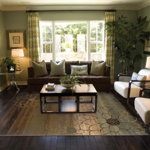 Oriental Weavers Rugs HUDSON HUD 74a Brown/ Beige