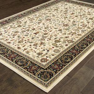 Oriental Weavers Rugs KASHAN KSH 108x Ivory/ Black