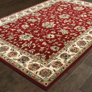 Oriental Weavers Rugs KASHAN KSH 4929r Red/ Ivory