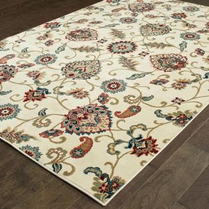 Oriental Weavers Rugs KASHAN KSH 9946w Ivory/ Multi
