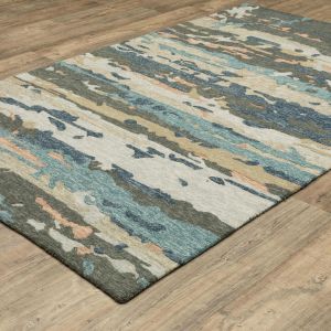 Oriental Weavers Rugs KIPTON KIPTO kip01 Grey/ Blue