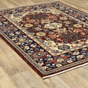 Oriental Weavers Rugs LILIHAN LILIH 2062r Red/ Blue