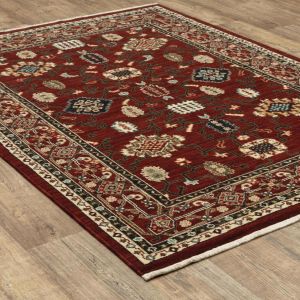 Oriental Weavers Rugs LILIHAN LILIH 43s Red/ Black