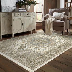 Oriental Weavers Rugs MAHARAJA MAHAR 1144y Ivory/ Gold