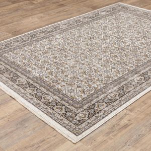 Oriental Weavers Rugs MAHARAJA MAHAR 2061n Ivory/ Charcoal