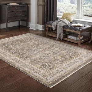 Oriental Weavers Rugs MAHARAJA MAHAR 40m Grey/ Gold