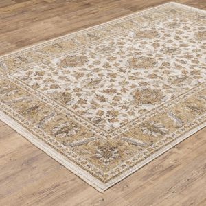 Oriental Weavers Rugs MAHARAJA MAHAR 5091w Ivory/ Gold