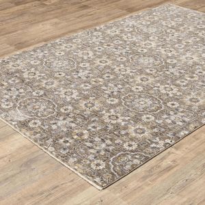 Oriental Weavers Rugs MAHARAJA MAHAR 532d Grey/ Gold