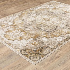 Oriental Weavers Rugs MAHARAJA MAHAR 661c Gold/ Brown